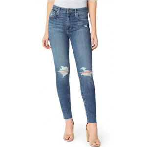 Joe’s Jeans Women’s The Charlie High Rise Skinny Ankle Jeans Distressed Size 26